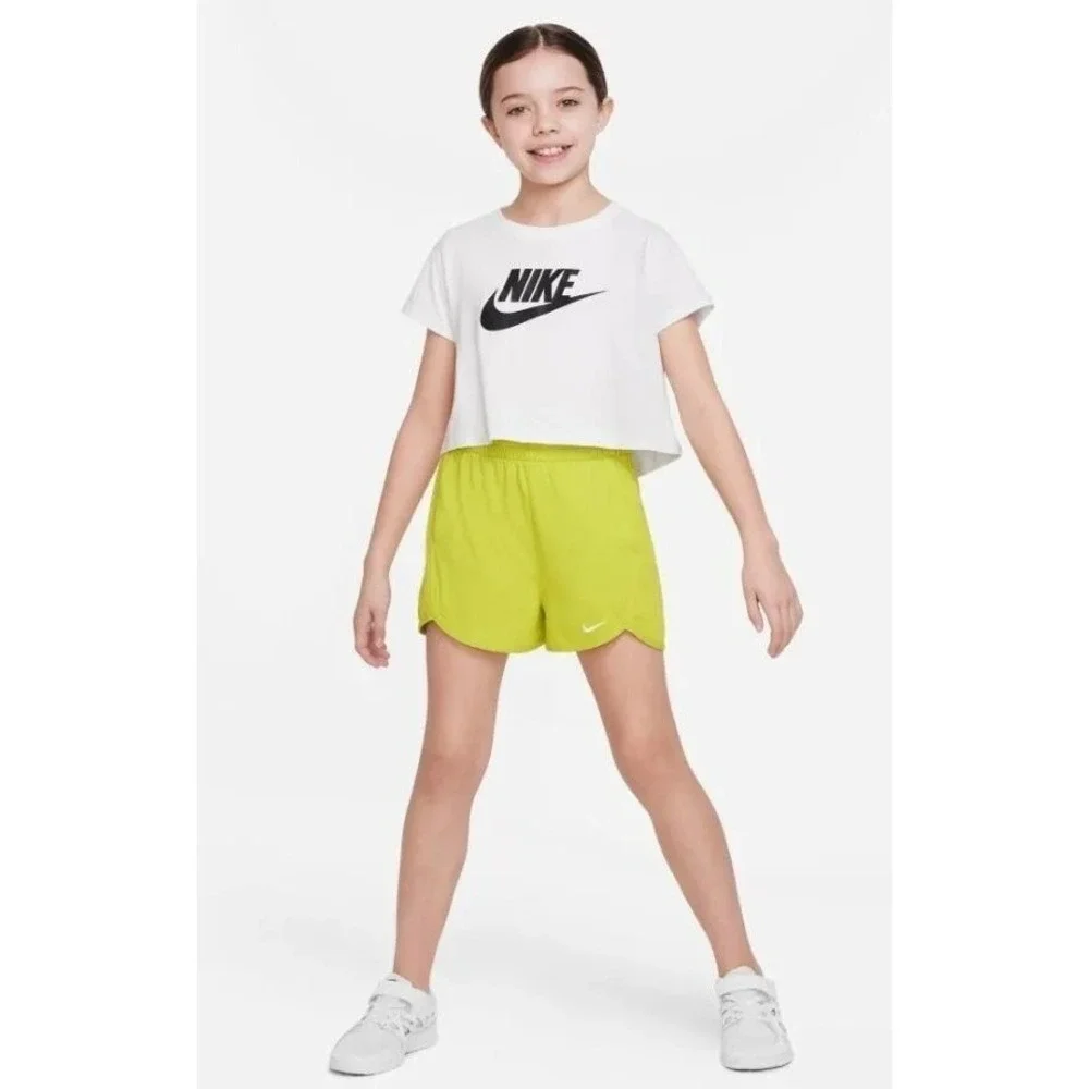 Nike Big‎ Kids' Dri-FIT Breezy High-Waisted Training Shorts Size Medium